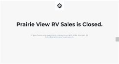 Desktop Screenshot of prairieviewrvsales.com