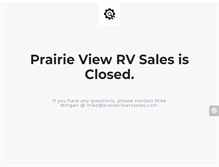 Tablet Screenshot of prairieviewrvsales.com